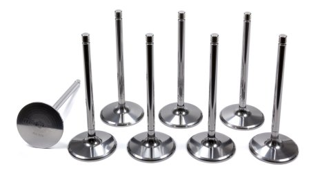 Intake Valve - 2.180 in Head - 11/32 in Valve Stem - 5.540 in Long - Titanium - Small Block Chevy - Set of 8