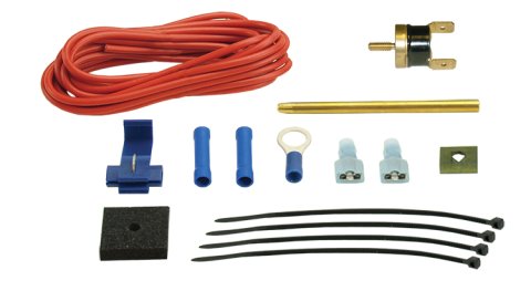 Fan Controller - 180 Degree F On - 165 Degree F Off - Push-In Temperature Sensor - Terminals / Harness - Kit