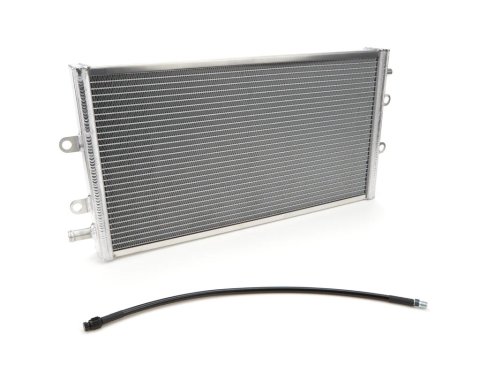 Heat Exchanger - 21.375 x 11.5 x 1.5 in Core - Single Pass - Hose Included - Aluminum - Natural - Cadillac ATS-V 2016-19 - Each