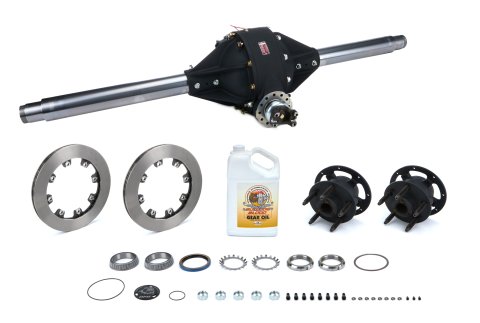 Rear Axle Assembly - Saturday Night Special - 2 in Offset Center - 10 in Ring Gear - 4.86 Ratio Standard - Hubs / Rotors - 60 in Wide - Magnesium Center - Kit