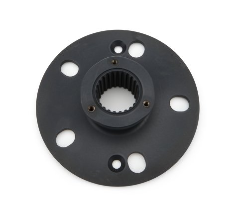 Drive Flange - 5 x 5 in / 5 x 4.75 in Wheel Bolt Pattern - 24 Spline - Steel - Black Paint - 1-3/4 in Grand National Hubs - Each