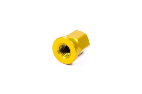 Nut - 3/8-16 in Thread - Aluminum - Gold Anodized - DMI Quick Change Gear Covers - Each