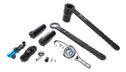 Rear End Rebuild Tool Kit - Professional Series - Wrench / Torque Wrench / Dial Indicator / Sockets Included - Aluminum - Black Anodized - Kit