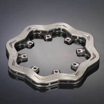 Brake Rotor - Lightened - Slotted - 12.000 in OD - 0.810 in Thick - 8 x 7.000 in Bolt Pattern - Iron - Natural - Each