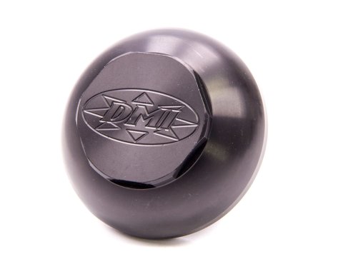 Wheel Hub Dust Cap - Screw-In - DMI Logo - Aluminum - Black Anodized - Each