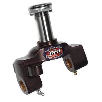 Spindle - Aluminum Body - Straight Titanium Snout - Black Anodized - Sprint Car - Each
