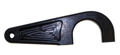 Steering Arm - Passenger Side - 3-1/4 in Bolt Span - Aluminum - Black Anodized - Sprint Car - Each