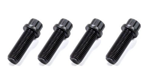 U-Joint Strap Bolt - 3/8-16 in Thread - 1.250 in Long - 5/16 in 12 Point Head - Chromoly - Black Oxide - Universal - Set of 4