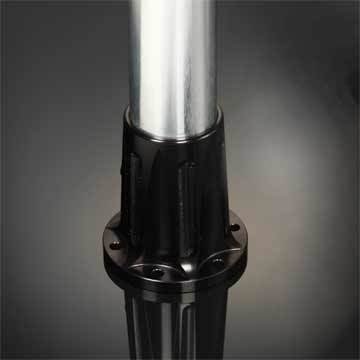 Torque Tube - 28 in Long - Sprint Car Style - Aluminum - Silver / Black - Midget - Each