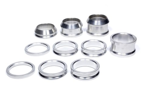 Axle Spacer Kit - Two 0.375 / Two 0.750 / Two 1.000 / One 2.000 in Straight - One 1.250 / One 2.000 / One 2.500 in Tapered / 42 Splined - Aluminum - Natural - DMI Sprint Axle - Kit