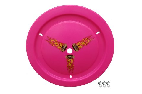 Mud Cover - Ultimate - Quick Turn Fastener - Hardware Included - Cover Only - Plastic - Pink - 15 in Wheels - Each