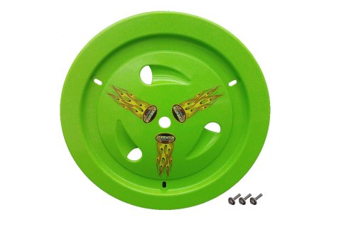Mud Cover - Ultimate - Bolt-On - Hardware Included - Vented - Cover Only - Plastic - Xtreme Green - 15 in Wheels - Each