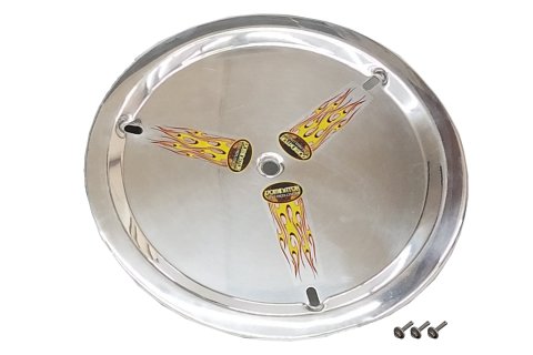Mud Cover - Bolt-On - Aluminum - Polished - 15 in Wheels - Each