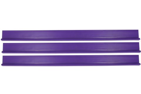 Rocker Panel - 78 in Long - Plastic - Purple - Set of 3