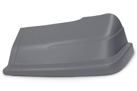 Nose - Dominator - Driver Side - Plastic - Gray - Dirt Late Model - Each