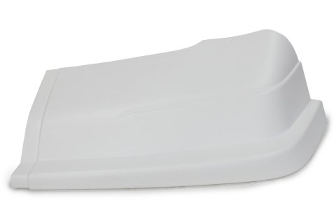 Nose - Dominator - Driver Side - Plastic - White - Dirt Late Model - Each
