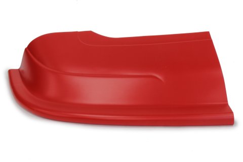 Nose - Dominator - Passenger Side - Plastic - Red - Dirt Late Model - Each