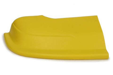 Nose - Dominator - Passenger Side - Plastic - Yellow - Dirt Late Model - Each