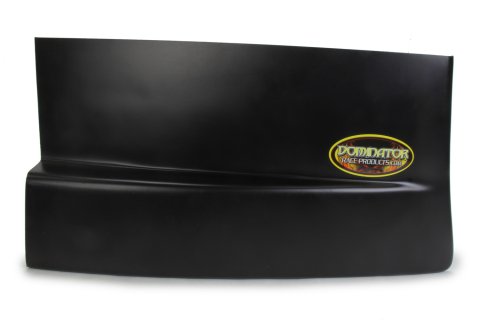 Fender Extension - Dominator - Driver Side - Molded Plastic - Black - Dirt Late Model - Each