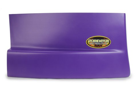 Fender Extension - Dominator - Driver Side - Molded Plastic - Purple - Dirt Late Model - Each