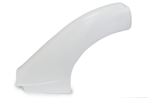 Fender - Dominator - Driver Side - Top - Plastic - White - Dirt Late Model - Each