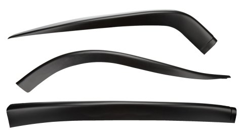 Air Valance - 3 Piece - Plastic - Black - Dirt Late Model - Kit