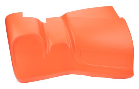 Nose - SS Killer Z - Passenger Side - Upper - Plastic - Fluorescent Orange - Street Stock - Each