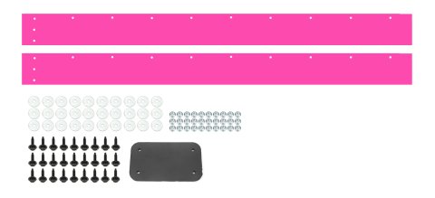 Air Valance - Killer Z - 2-Piece - Plastic - Pink - GM F-Body 1981 - Kit