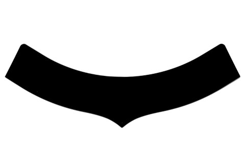 Hood Scoop Extension - 5.5 in Tall - Plastic - Carbon Fiber Look - Predator Hood Scoops - Each