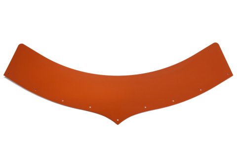 Hood Scoop Extension - 5.5 in Tall - Plastic - Orange - Predator Hood Scoops - Each