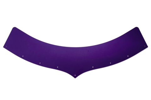 Hood Scoop Extension - 5.5 in Tall - Plastic - Purple - Predator Hood Scoops - Each