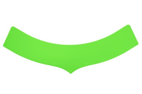 Hood Scoop Extension - 5.5 in Tall - Plastic - Extreme Green - Predator Hood Scoops - Each