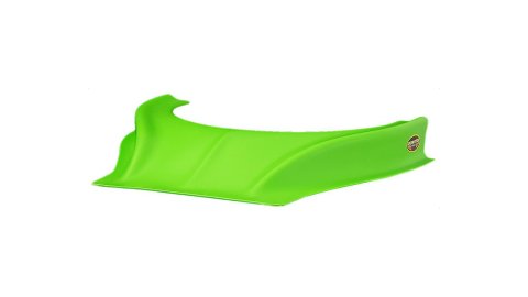 Hood Scoop - Stalker - Dirt - 2.5 in Height - Curved Front - Plastic - Extreme Green - Each