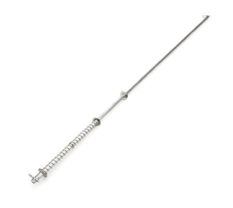 Shaker Screen Mounting Rod - Push-Through - 32 in Long - 3/8 in Thick - Aluminum - Natural - Each