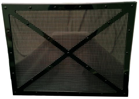 Radiator Screen - Shaker - 24 x 19 in - Plastic - Black - Natural - Dirt Late Model - Each