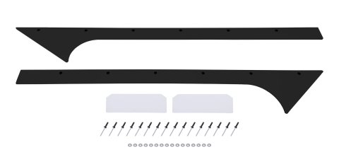 Pillar Post - Front - Plastic - Black - Dirt Late Model - Kit