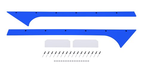 Pillar Post - Front - Plastic - Blue - Dirt Late Model - Kit