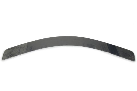 Cock Pit Deflector Extension - 3 in Height - Tinted - Polycarbonate - Each