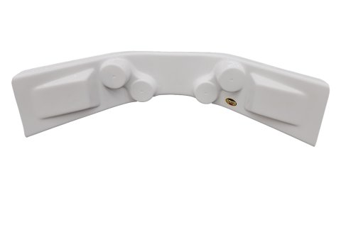 Gauge Mounting Panel - Curved - Plastic - White - Each