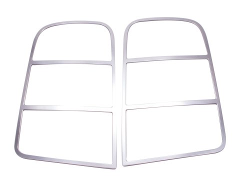 Tail Light Trim - Adhesive Backing - Aluminum - Polished - Ford Mustang 2005-09 - Pair