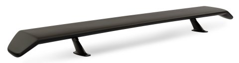 Spoiler - OEM Style - 57.5 in Length - Hardware Included - Plastic - Black - Ford Mustang 1969-70 - Kit