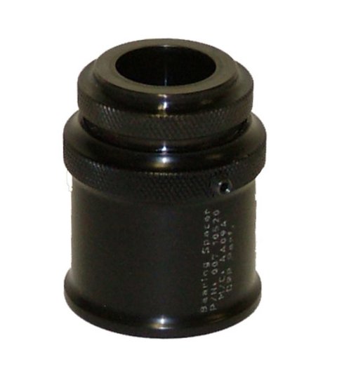 Wheel Bearing Spacer - GM Impala Spindles - Steel - Black Paint - Each
