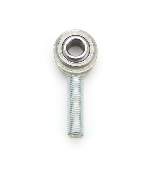 Rod End - Low Friction - Spherical - 0.375 in Bore - 3/8-24 in Right Hand Male Thread - Steel - Zinc Plated - Each