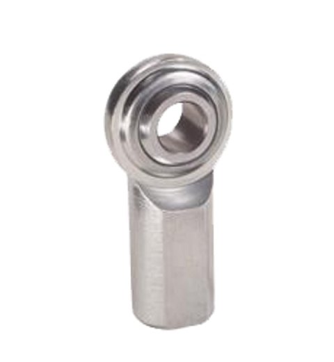 Rod End - Low Friction - Spherical - 0.5 in Bore - 1/2-20 in Right Hand Female Thread - Steel - Zinc Plated - Each