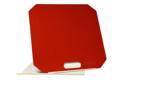 Turn Plates - Aluminum - Red Powder Coat - Set of 4
