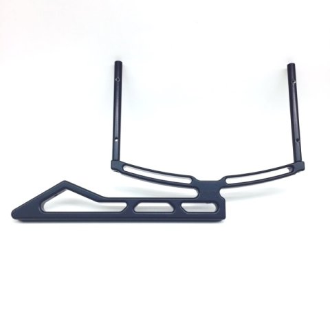 Dial-In Board Bracket - Angled - Bolt-On - Aluminum - Black Powder Coat - Each