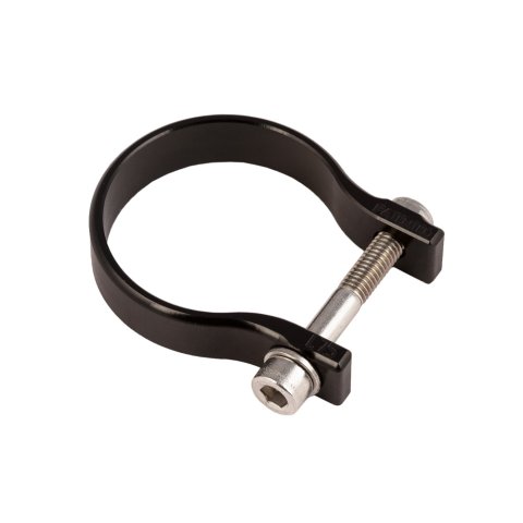 Motor Mount - Saddle Clamp - Clamp-On - 1-3/8 in Tube - Aluminum - Black Powder Coat - Each