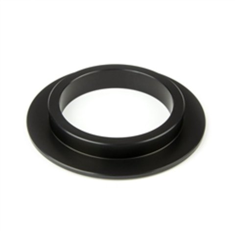Coil-Over Adapter - 2.5 in Coil-Over to 3.5 in Spring - Aluminum - Black Anodized - Each