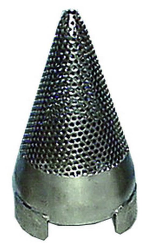 Exhaust Insert - Vortex Cone - 4 in Diameter - 7.25 in Long - Stainless - Each