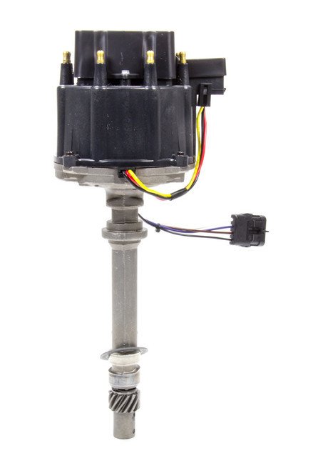 Distributor - Magnetic Pickup - Electronic Advance - HEI Style Terminal - Black - Chevy V8 - Each